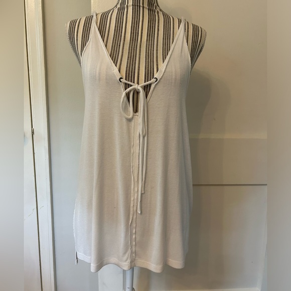 Free People Long Flowy Tank - Picture 1 of 5